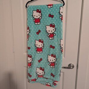 Hello Kitty Teal Throw